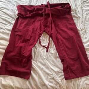 Harem Red Pants